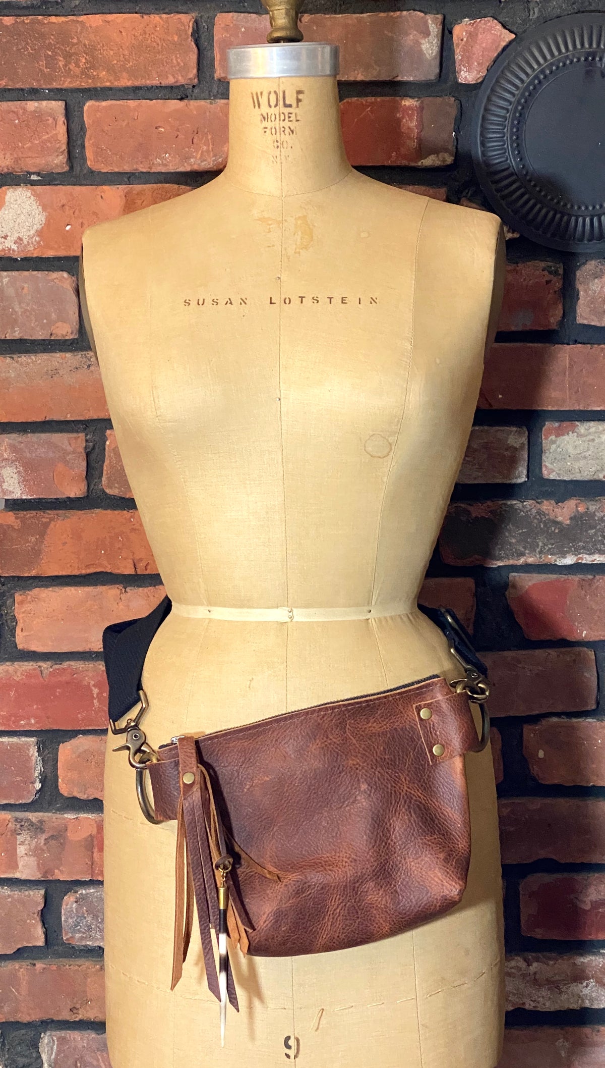 Crunchy Diva Designs Leather Hip Bag