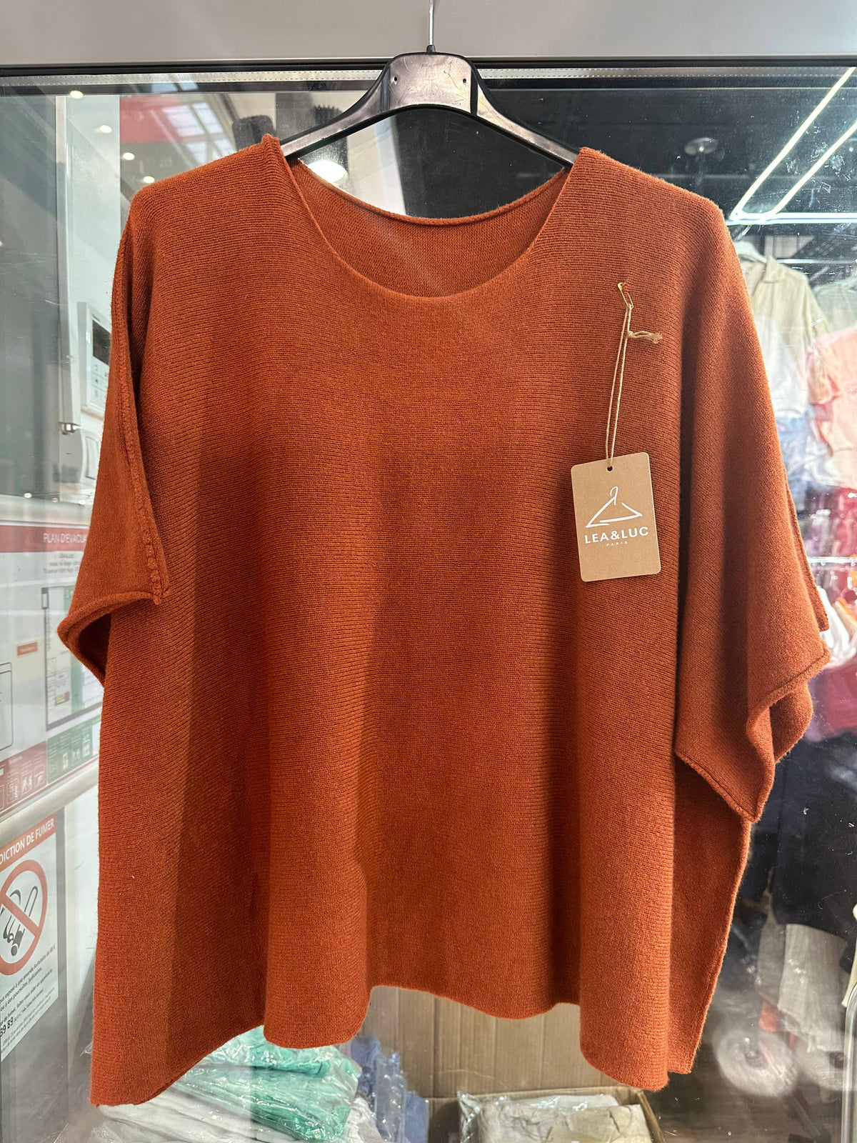 Oversized Short Sleeved Sweater
