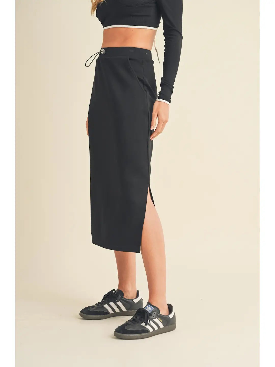 Sporty Midi Skirt