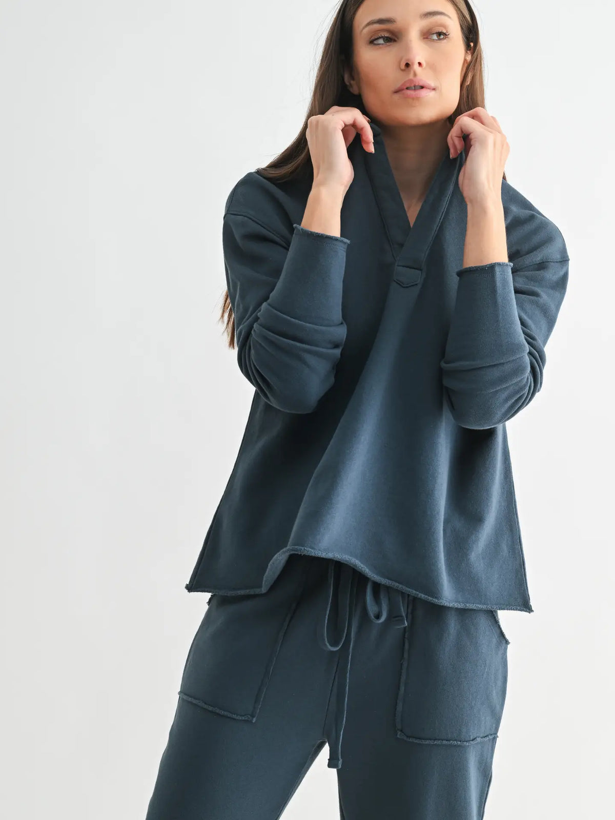 Malibu Fleece Henley Top