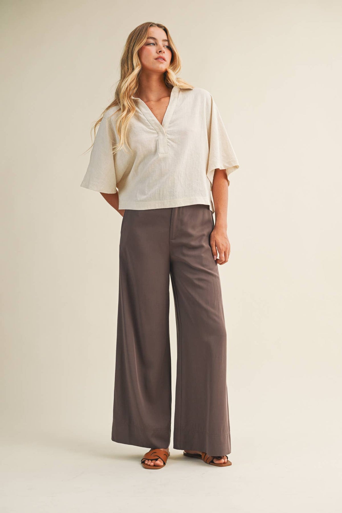 Oversized Pop Over Top
