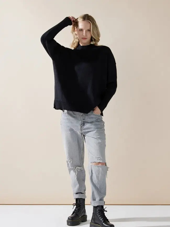 High Neck Sweater