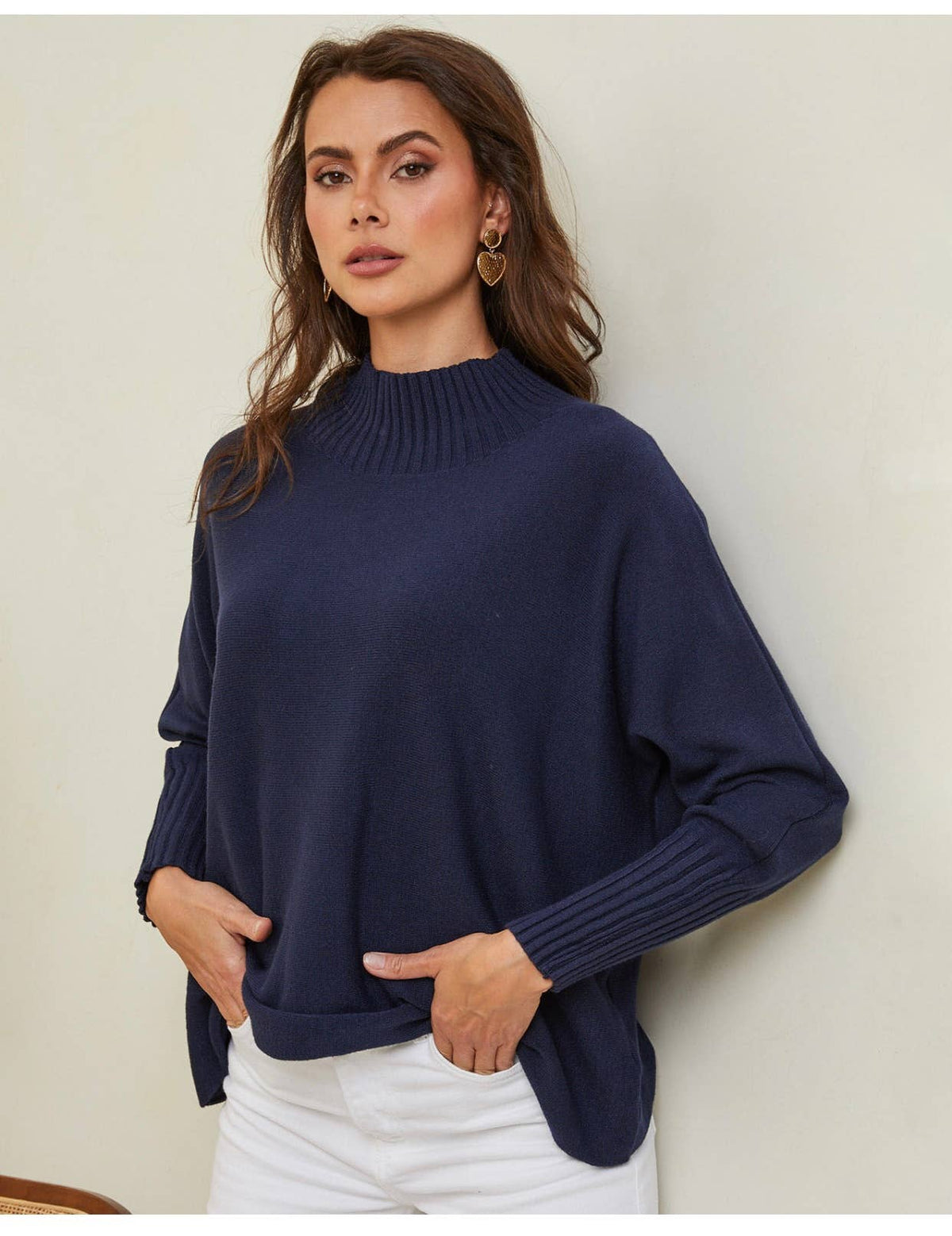 High Neck Sweater