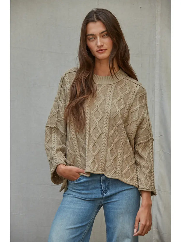 Knit Cable Sweater