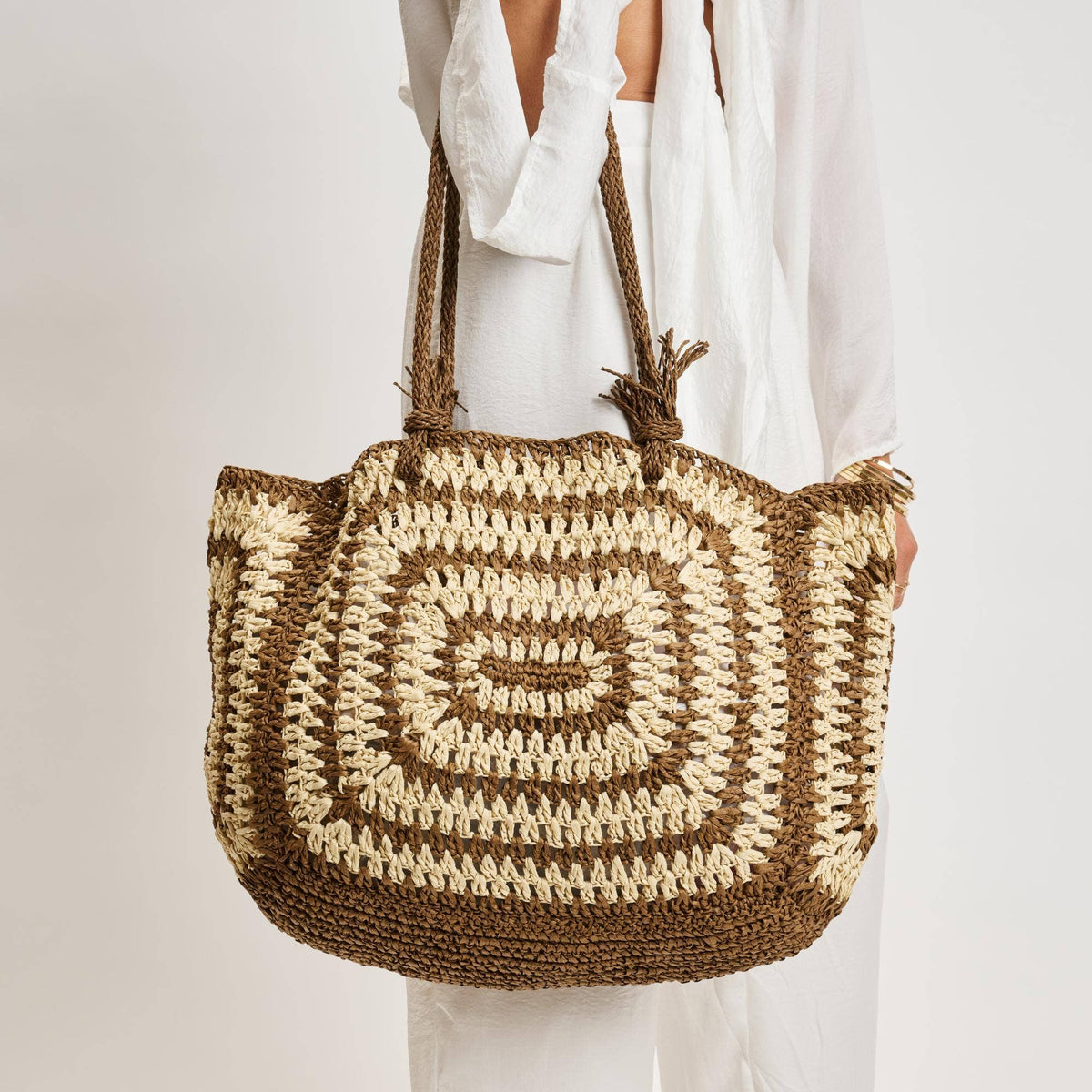 Isla Straw Tote
