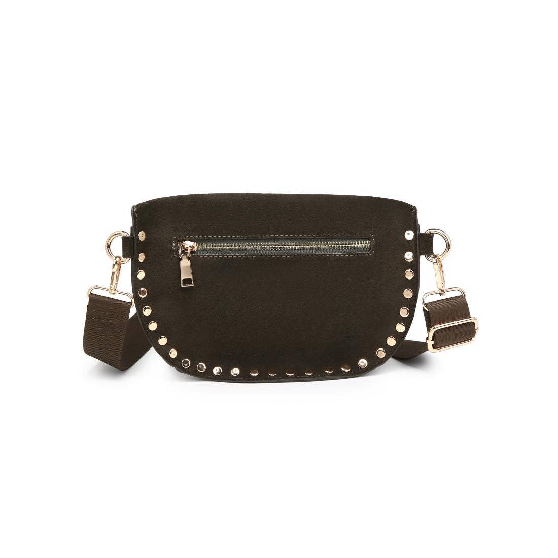 Studded Suede Belt Bag