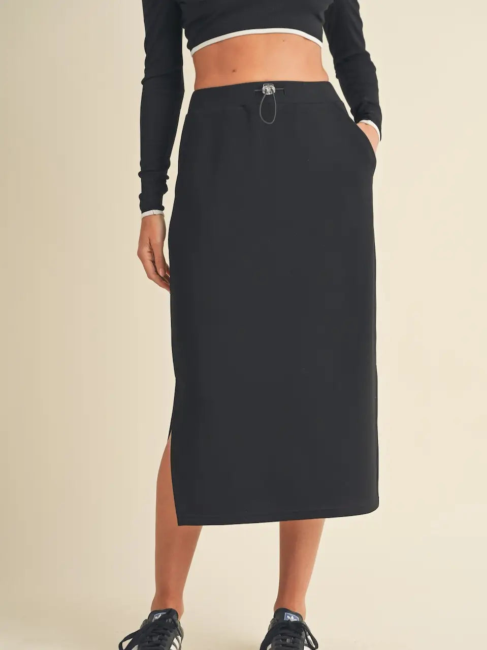 Sporty Midi Skirt