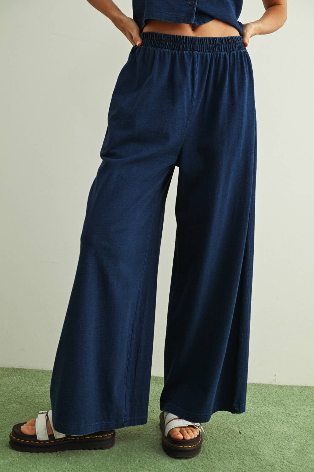 Knit Wide Leg Pants