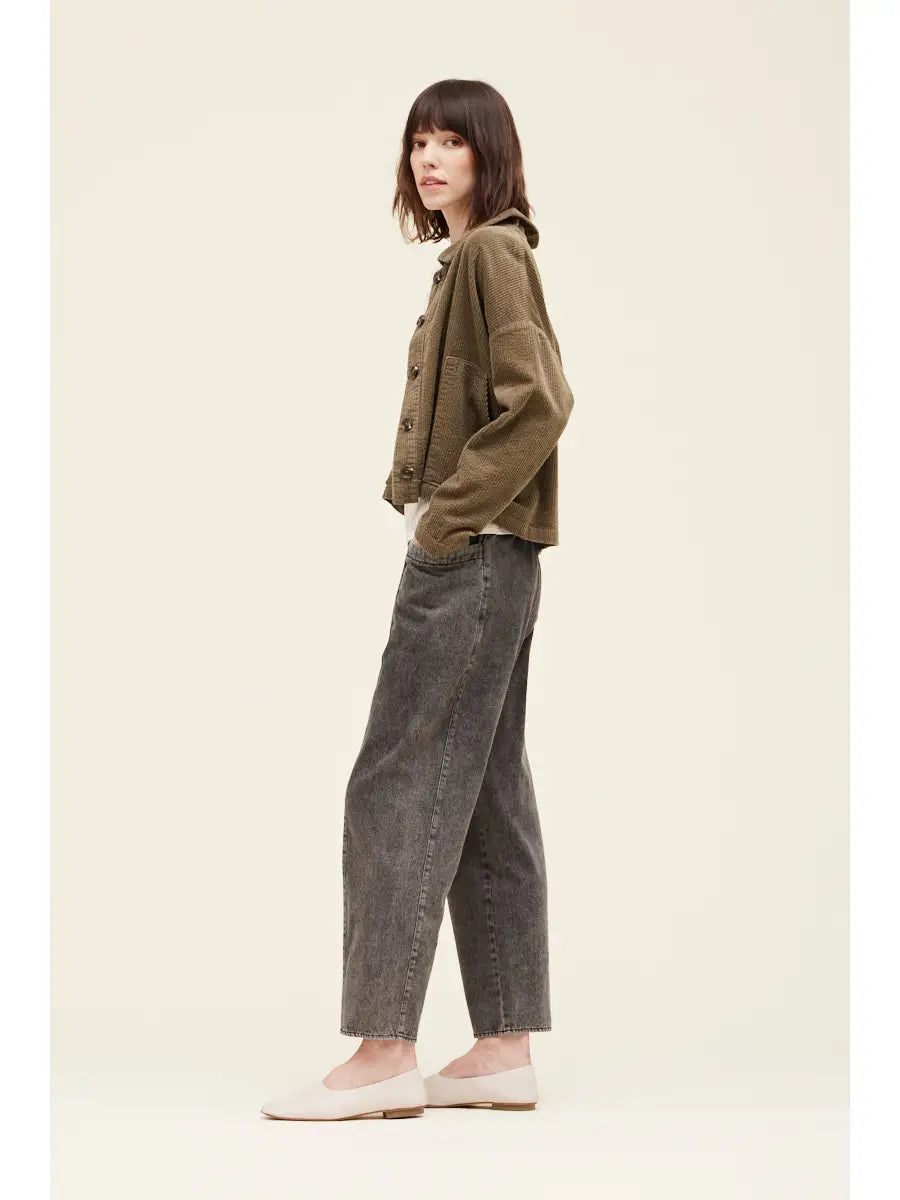 Cropped Corduroy Jacket