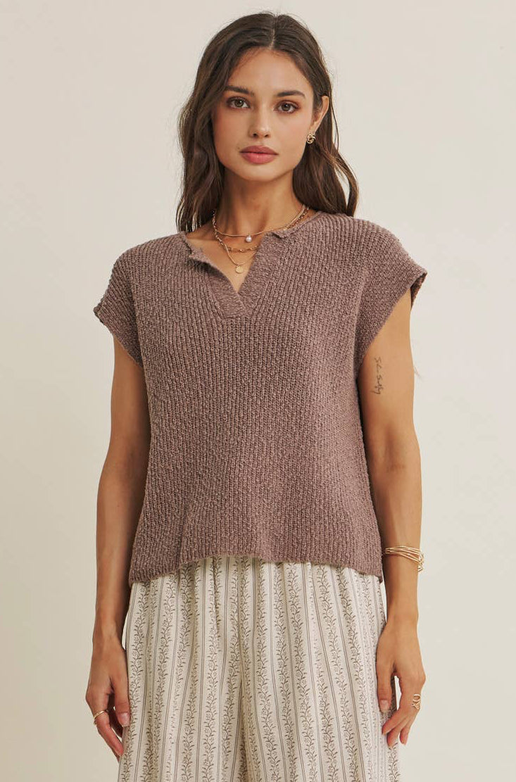 Cap Sleeve Sweater