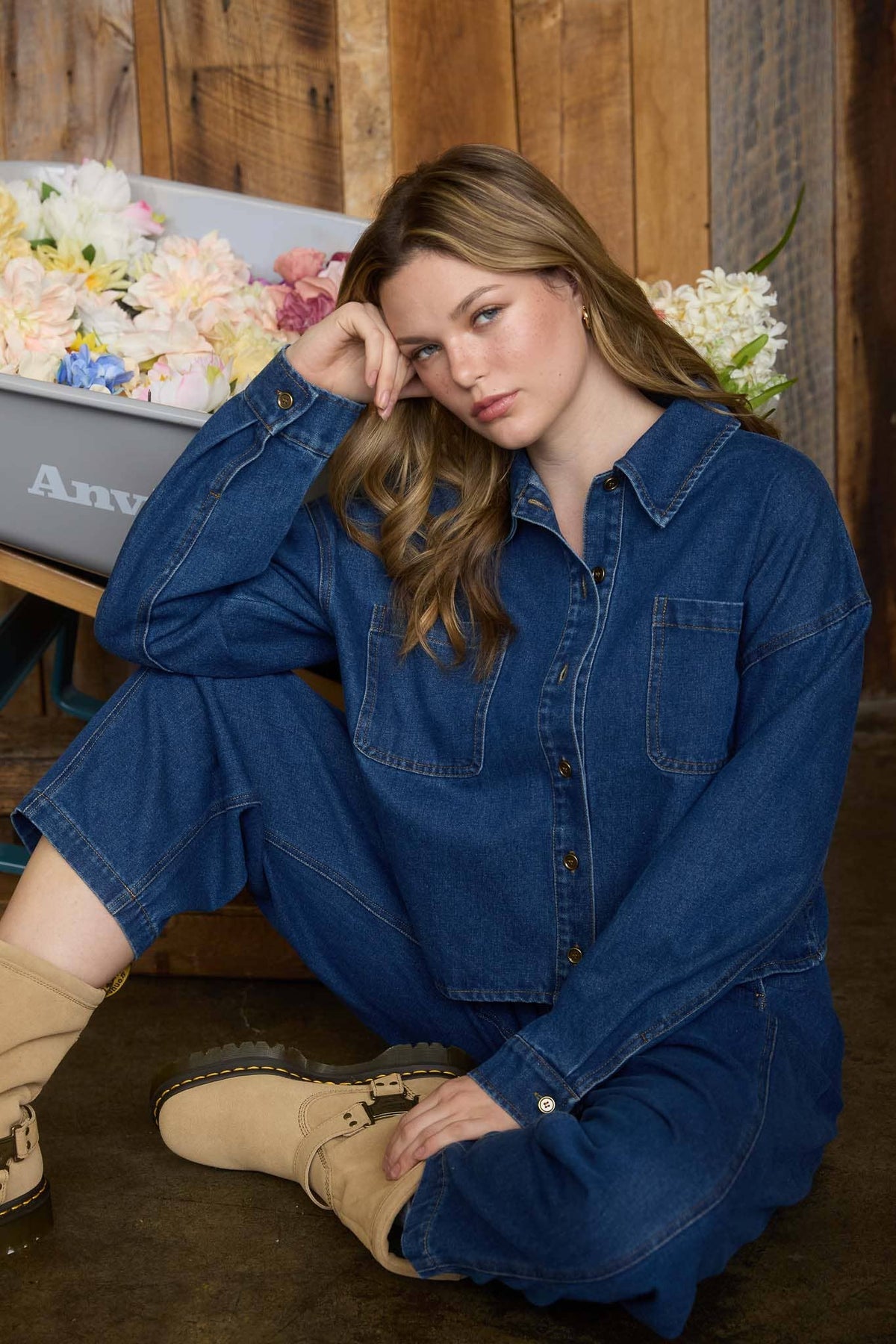 Cropped Denim Jacket