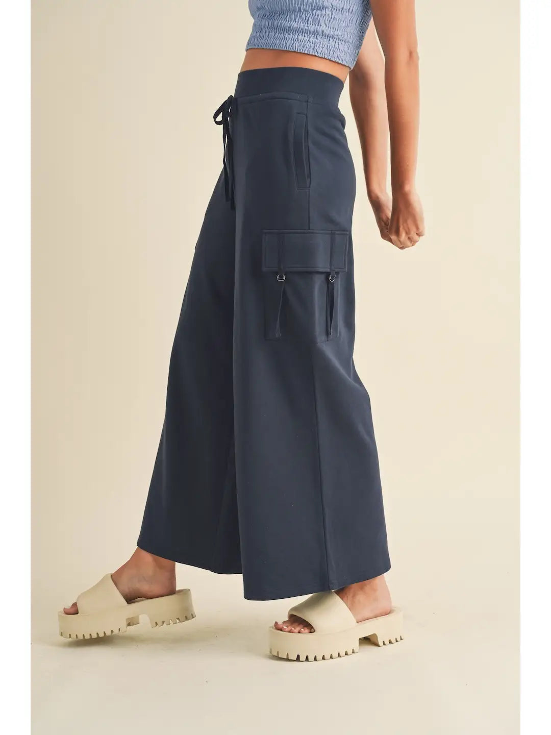 Wide Leg Cargo Pants
