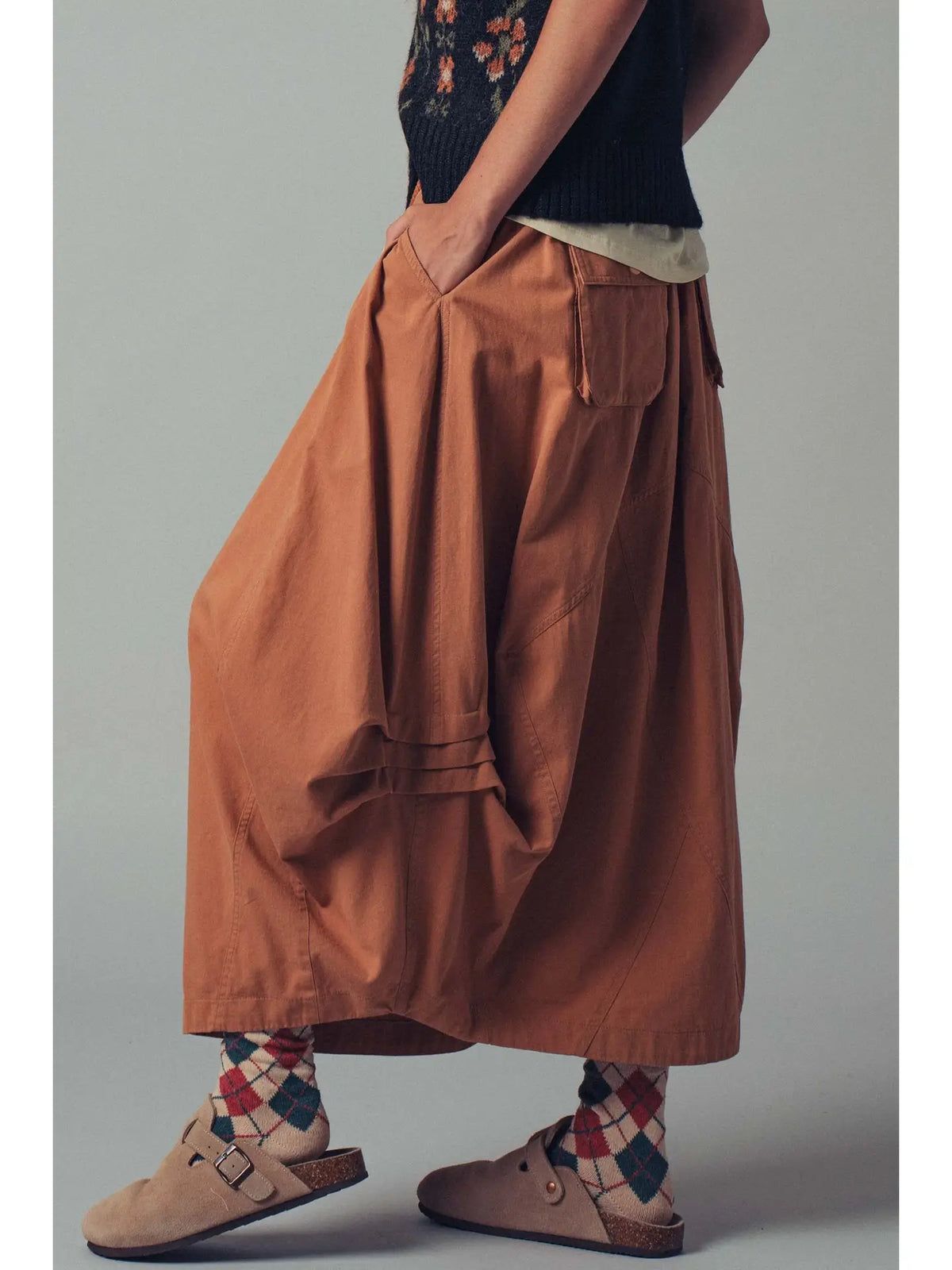 Cotton Maxi Skirt
