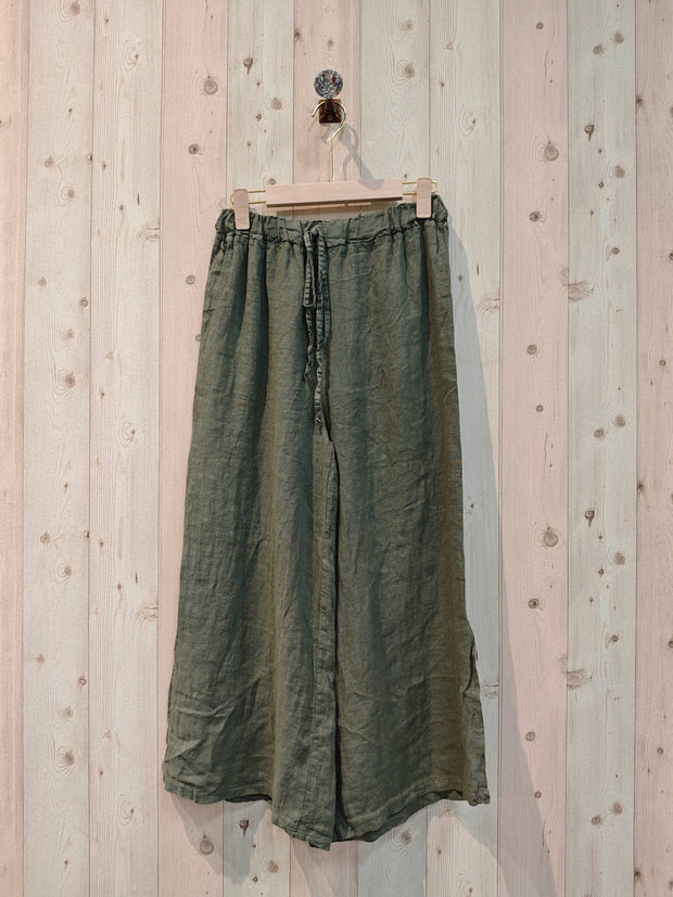 Linen Wide Leg Pants