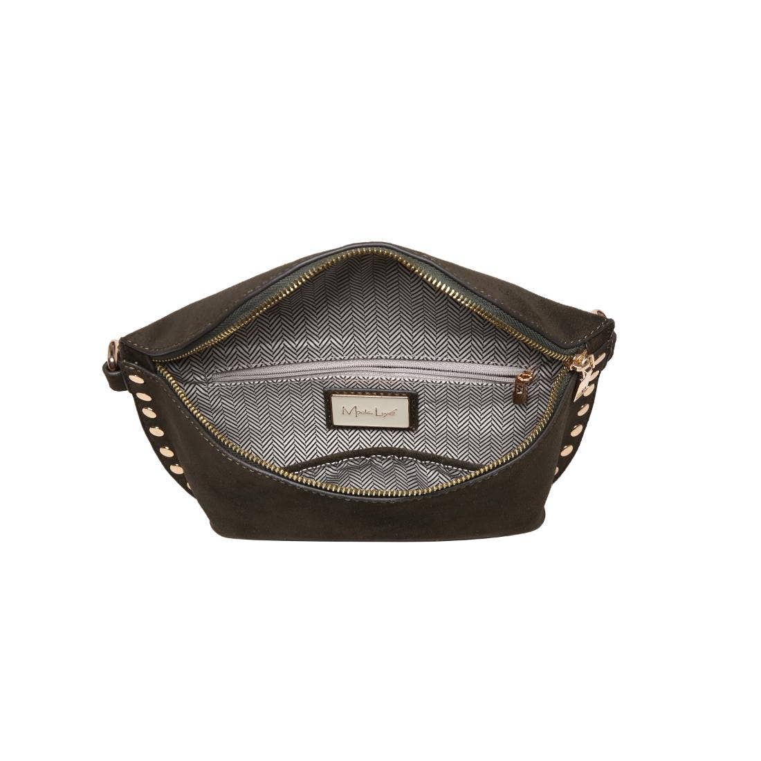 Studded Suede Belt Bag