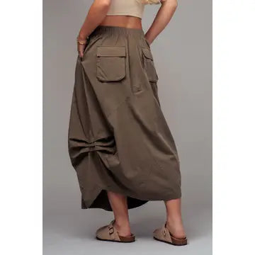 Cotton Maxi Skirt