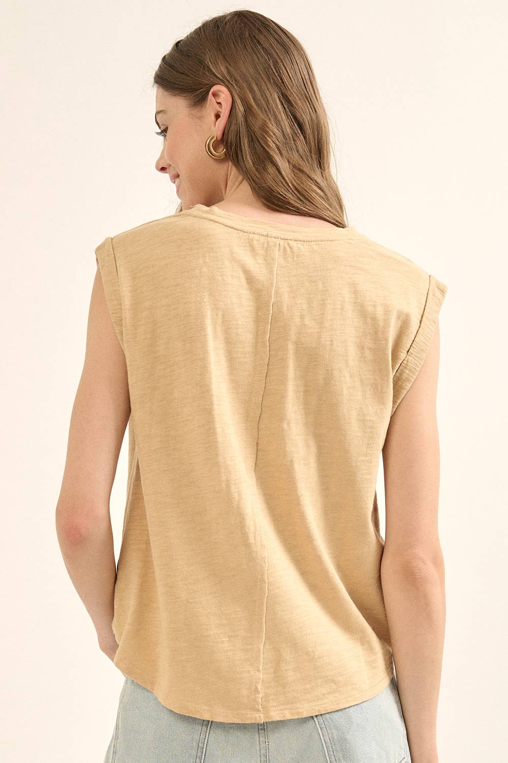 Easy Fit Mineral Wash Muscle Tee