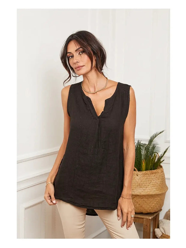 Linen Tank Top