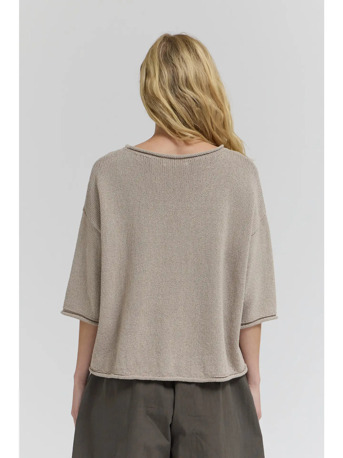Rolled Edge Sweater