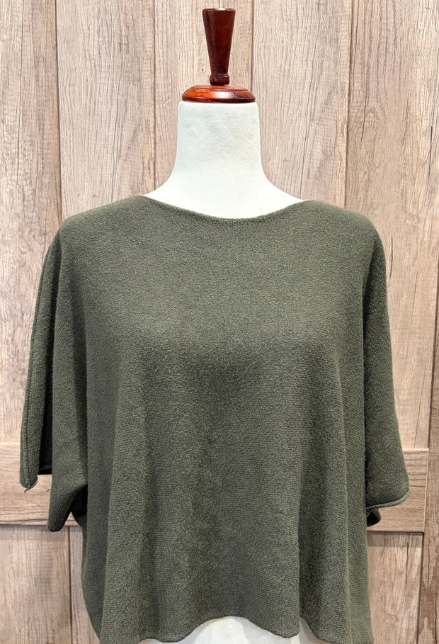 Light Knit Boat Neck Sweater