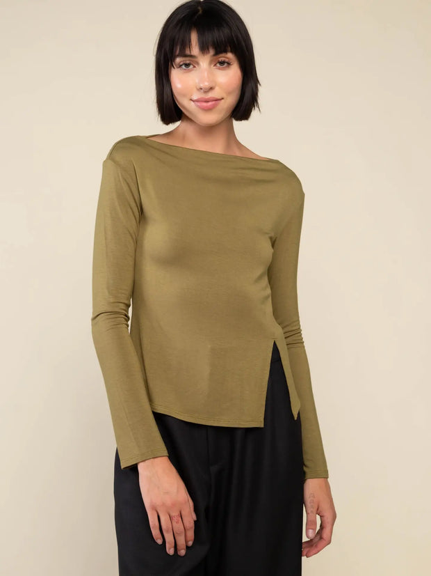 Bamboo Notched Bottom Top
