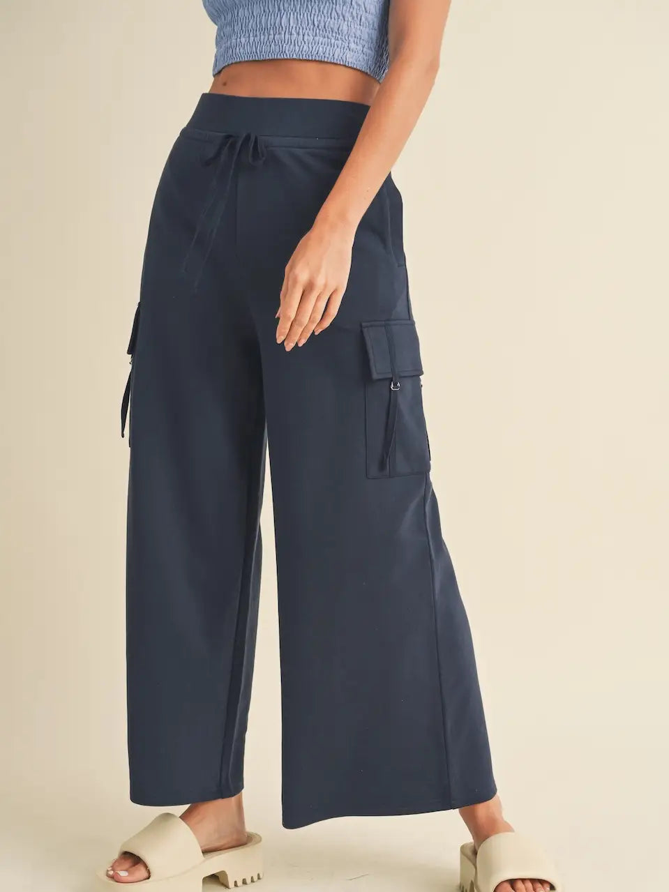 Wide Leg Cargo Pants