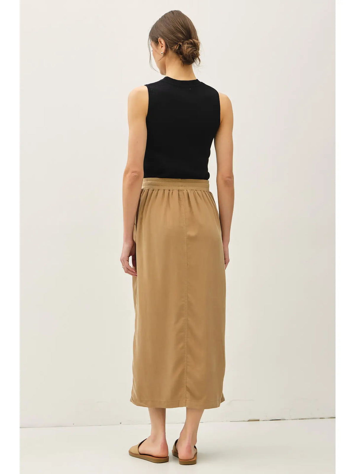 Tencel Midi Skirt