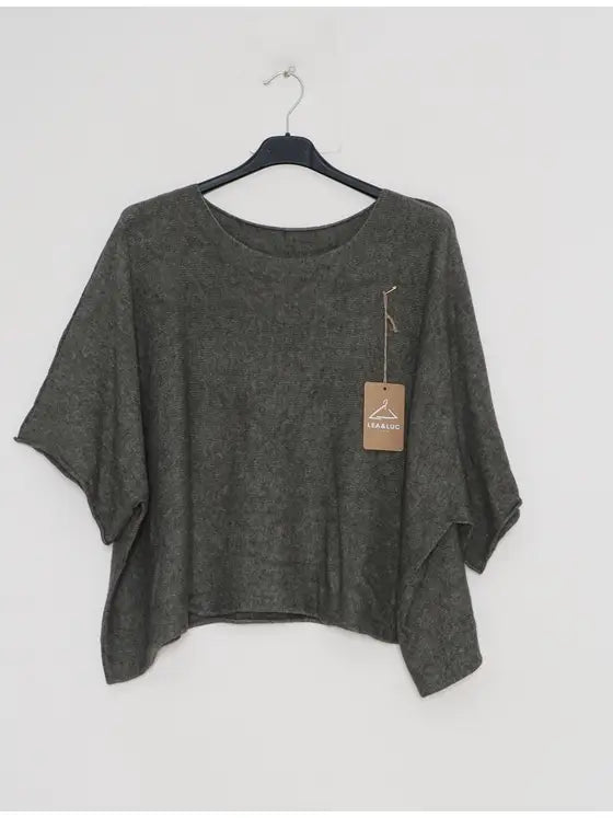 Oversized Short Sleeved Sweater