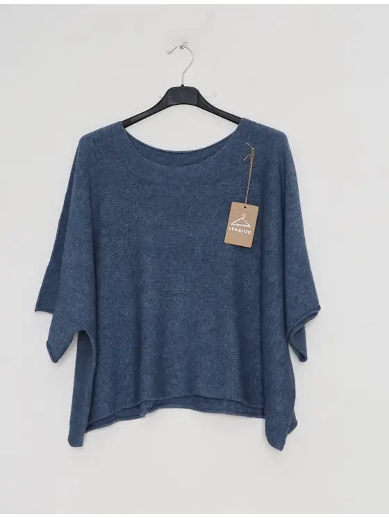 Oversized Short Sleeved Sweater