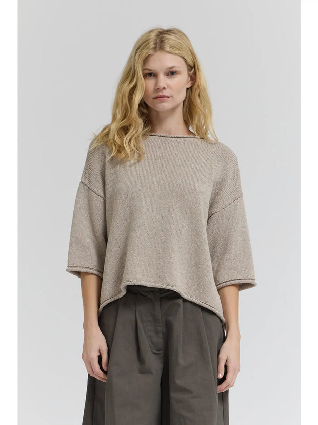Rolled Edge Sweater