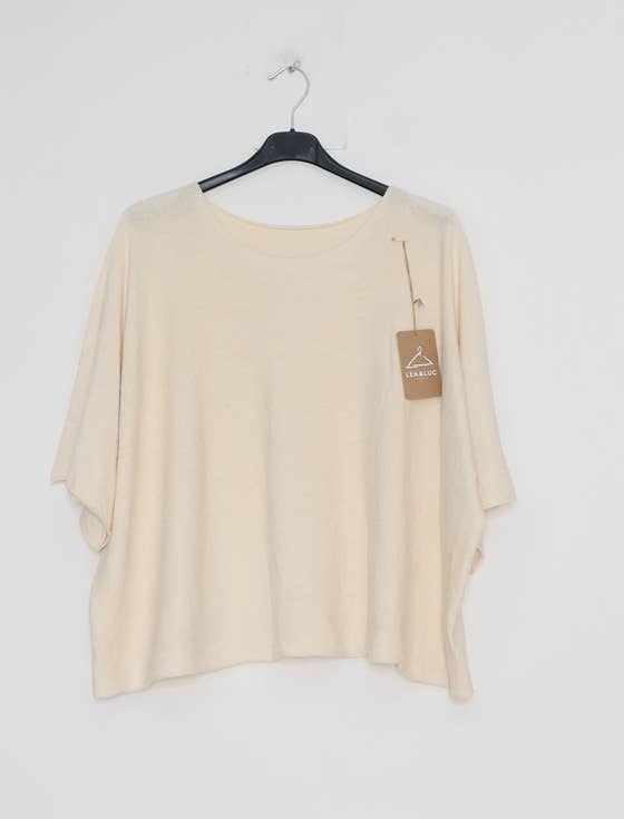 Oversized Short Sleeved Sweater