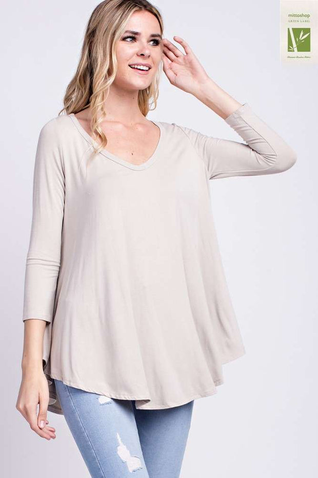 Bamboo V-Neck Tunic