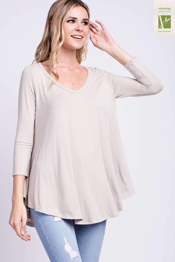 Bamboo V-Neck Tunic