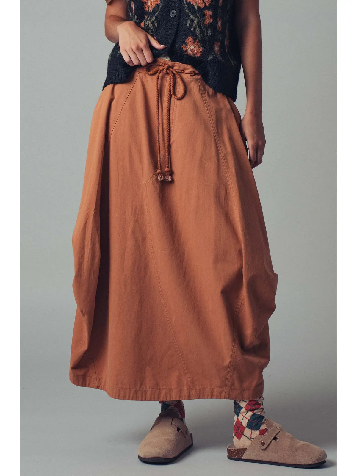 Cotton Maxi Skirt