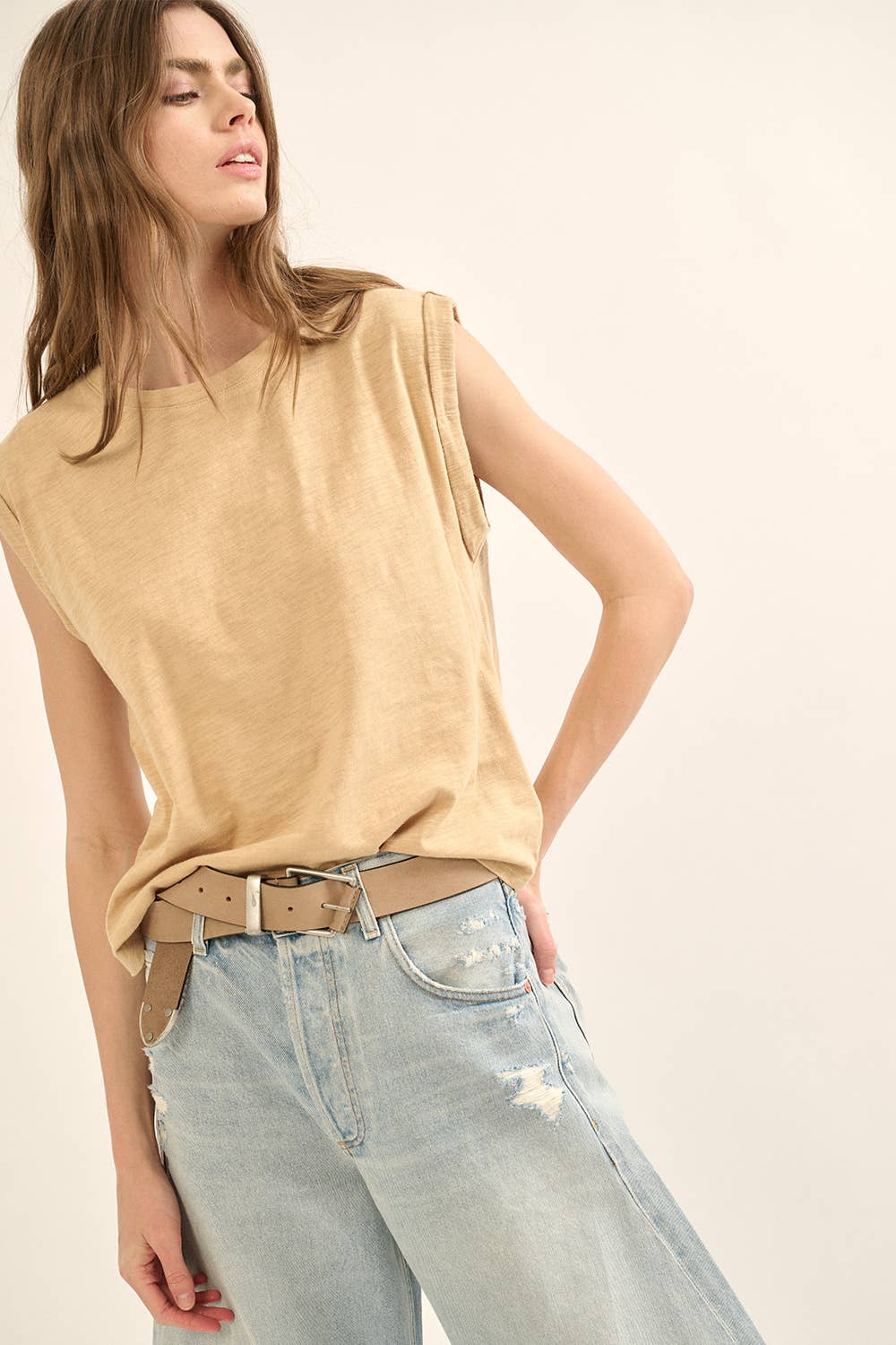 Easy Fit Mineral Wash Muscle Tee