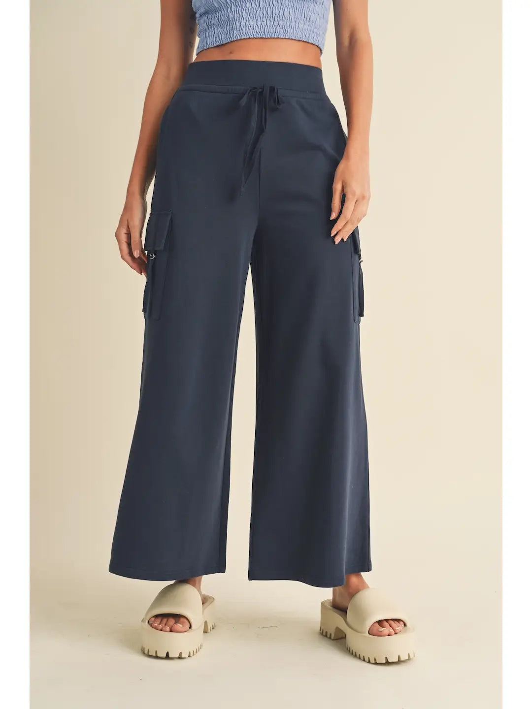 Wide Leg Cargo Pants