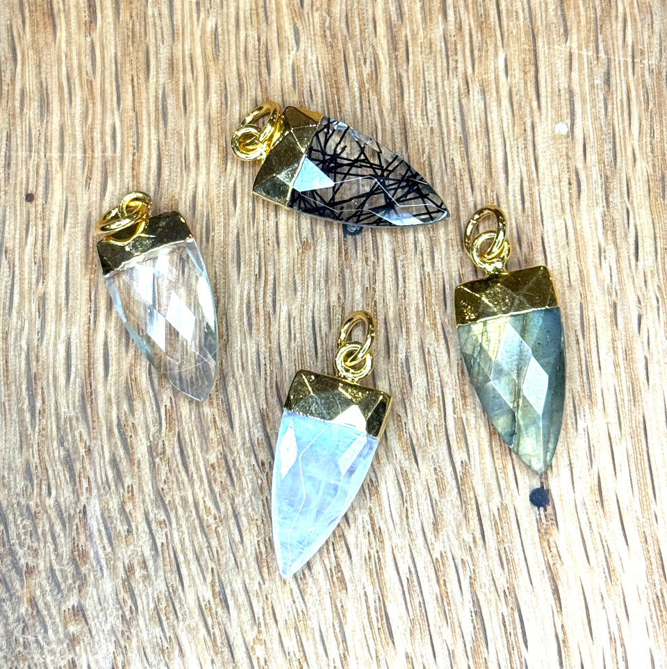 Charm Bar Charms - Trillion Gemstone