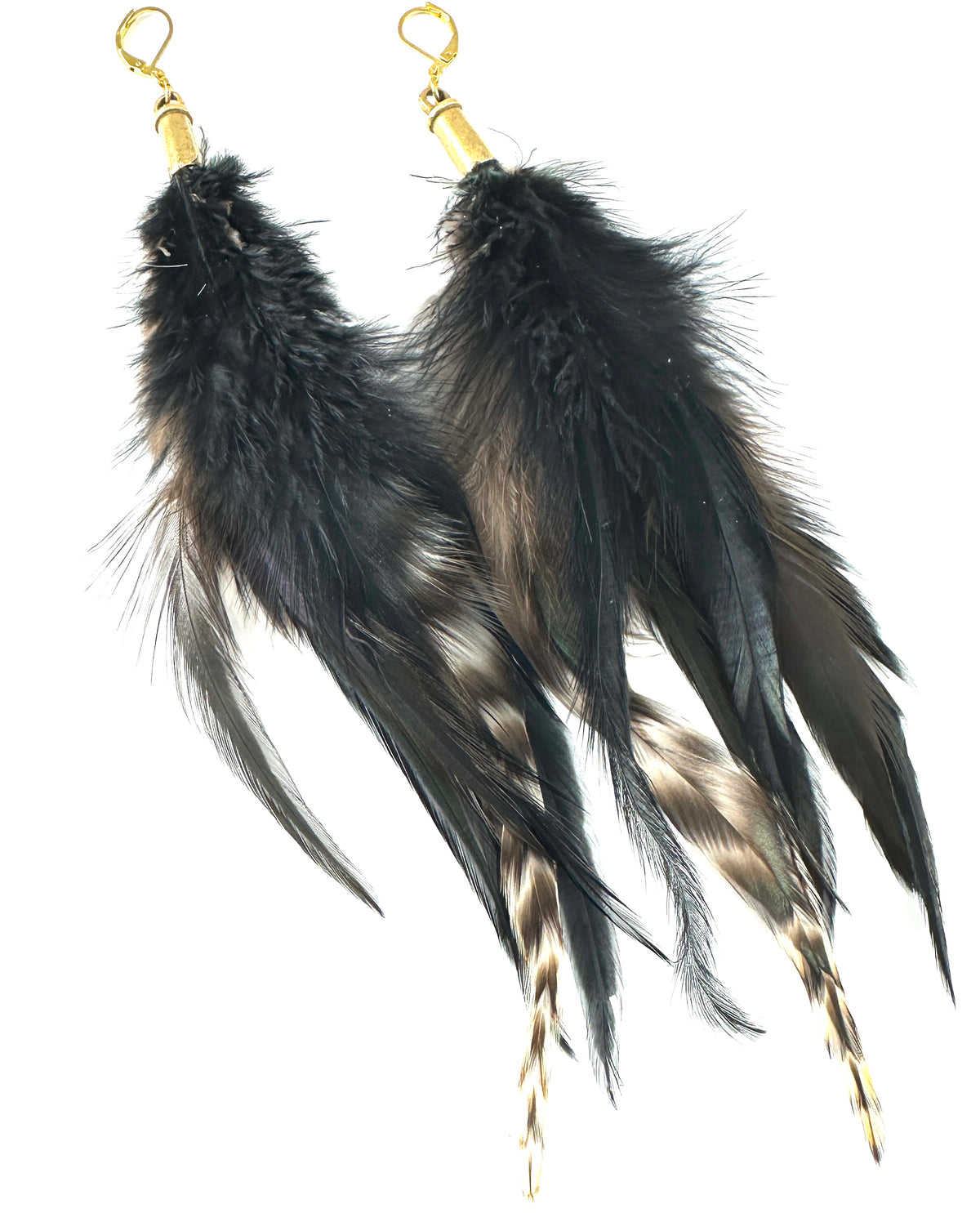 Rooster Feather Earrings