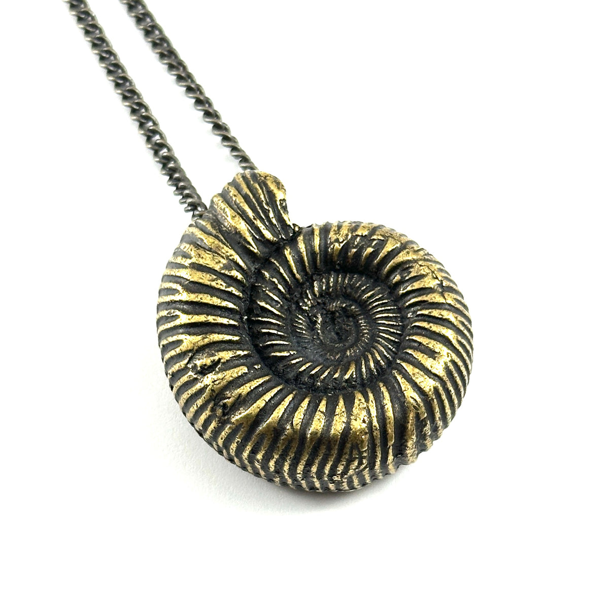 Organic Casting Collection - Ammonite Necklace