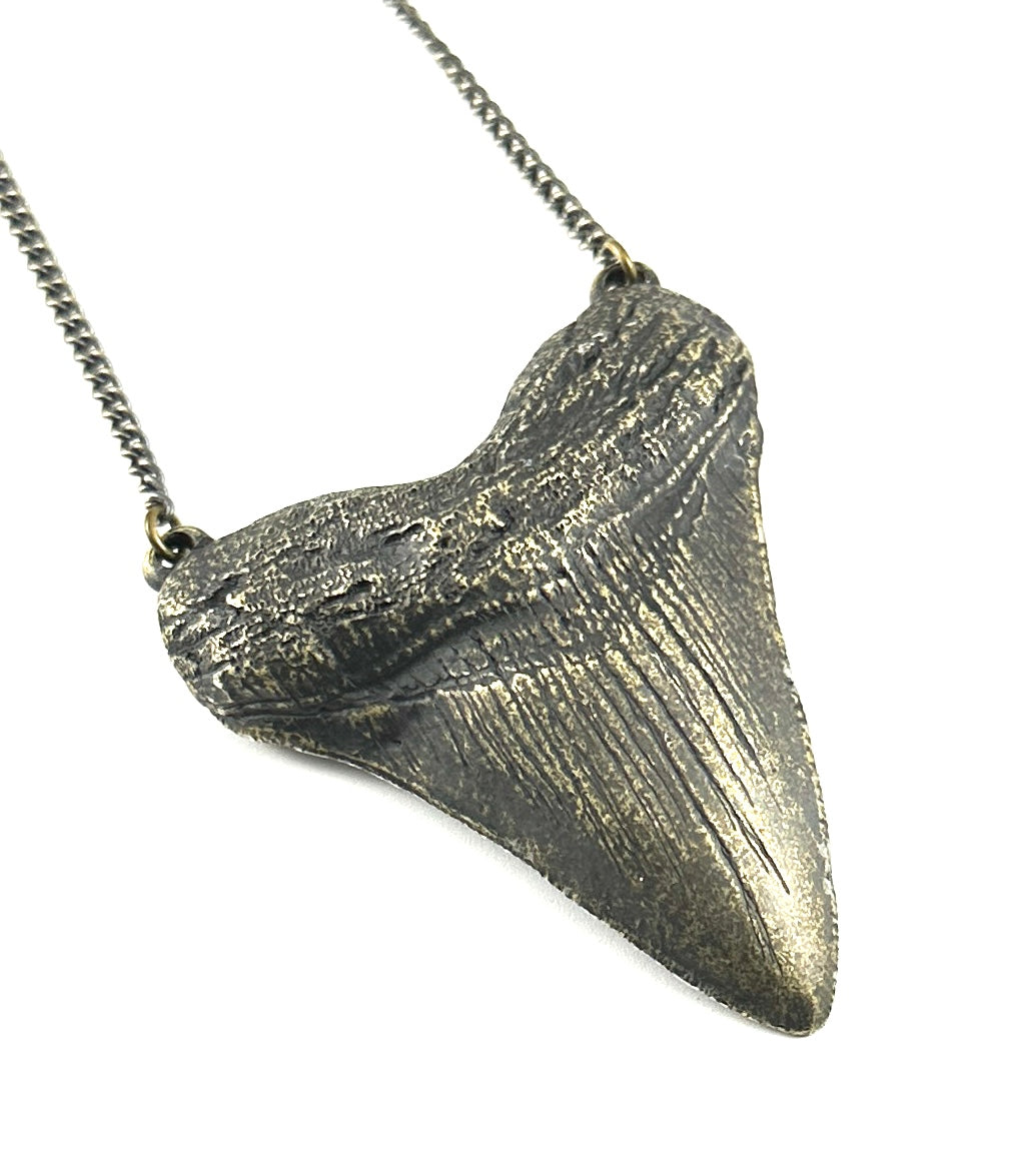 Organic Casting Collection - Large Megalodon Shark Tooth Necklace