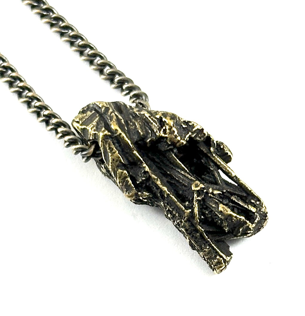 Organic Casting Collection - Stibnite Necklace