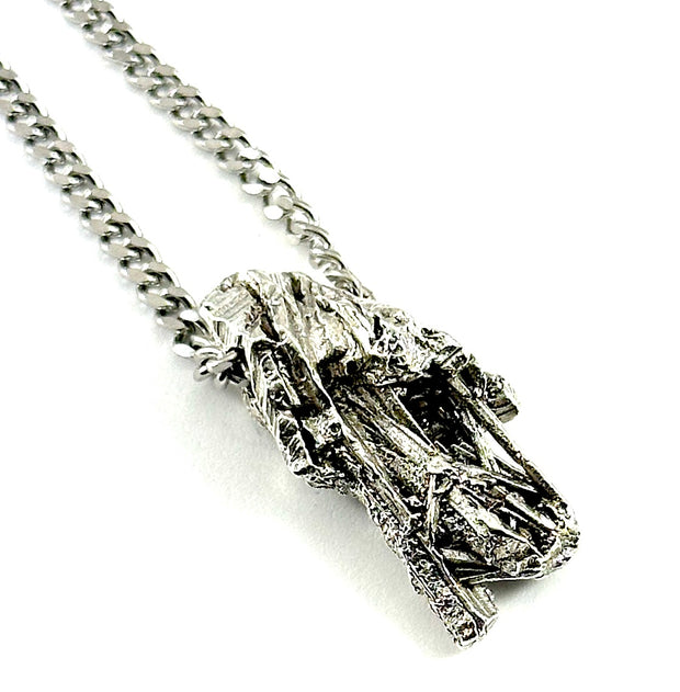 Organic Casting Collection - Stibnite Necklace