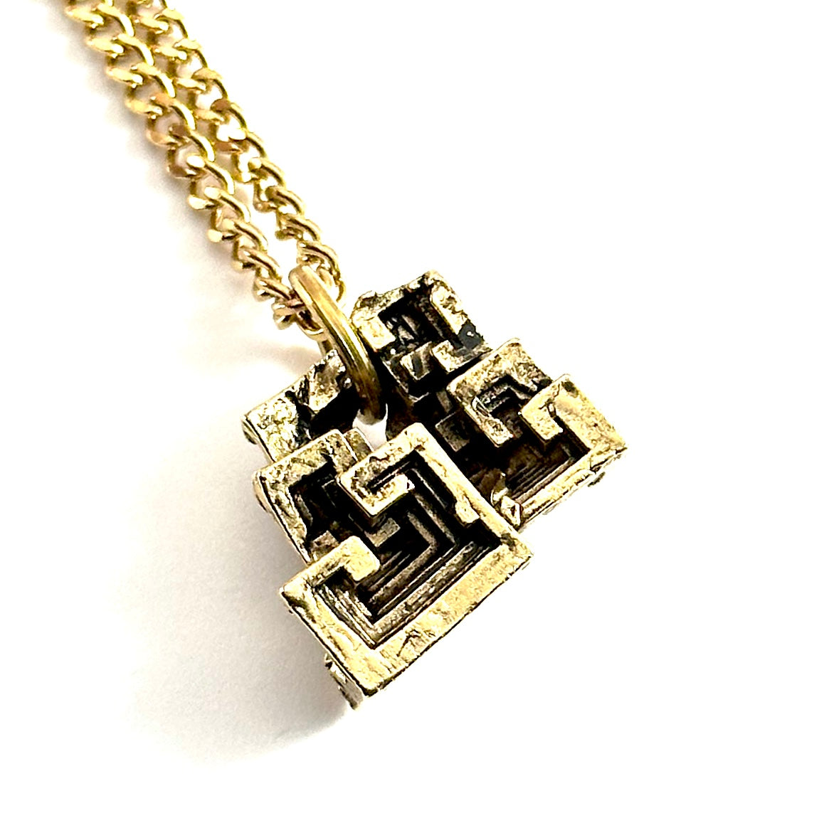 Organic Casting Collection - Bismuth Necklace