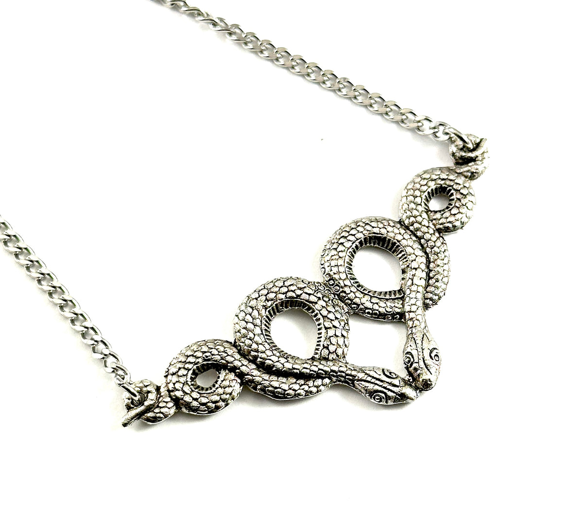 Vintage Casting Collection - Double Snake Necklace