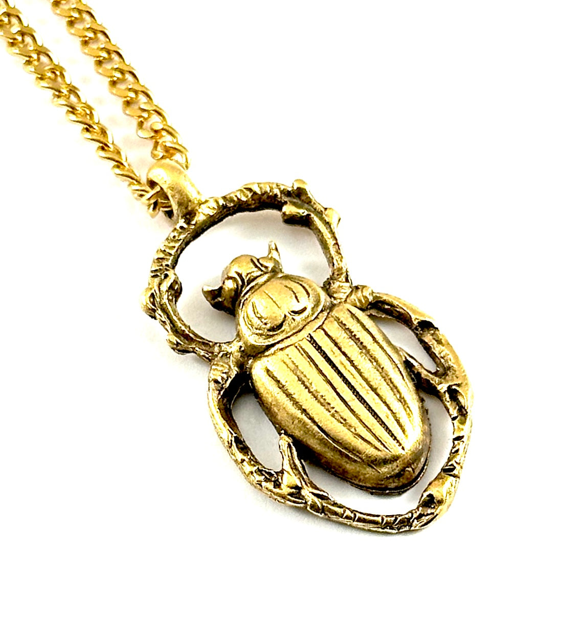 Vintage Casting Collection - Scarab Necklace