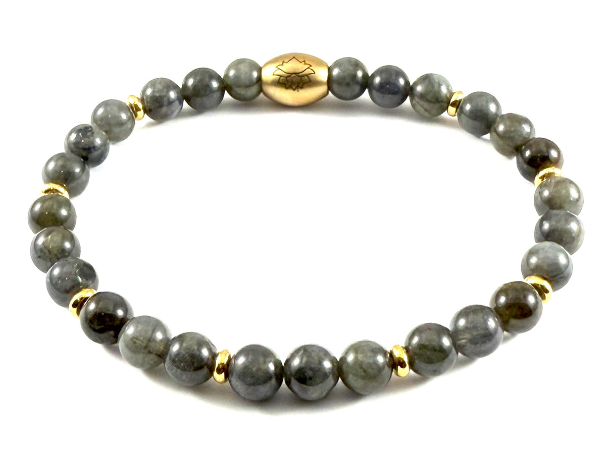 Semi-Precious Stretch Bracelet - 6mm