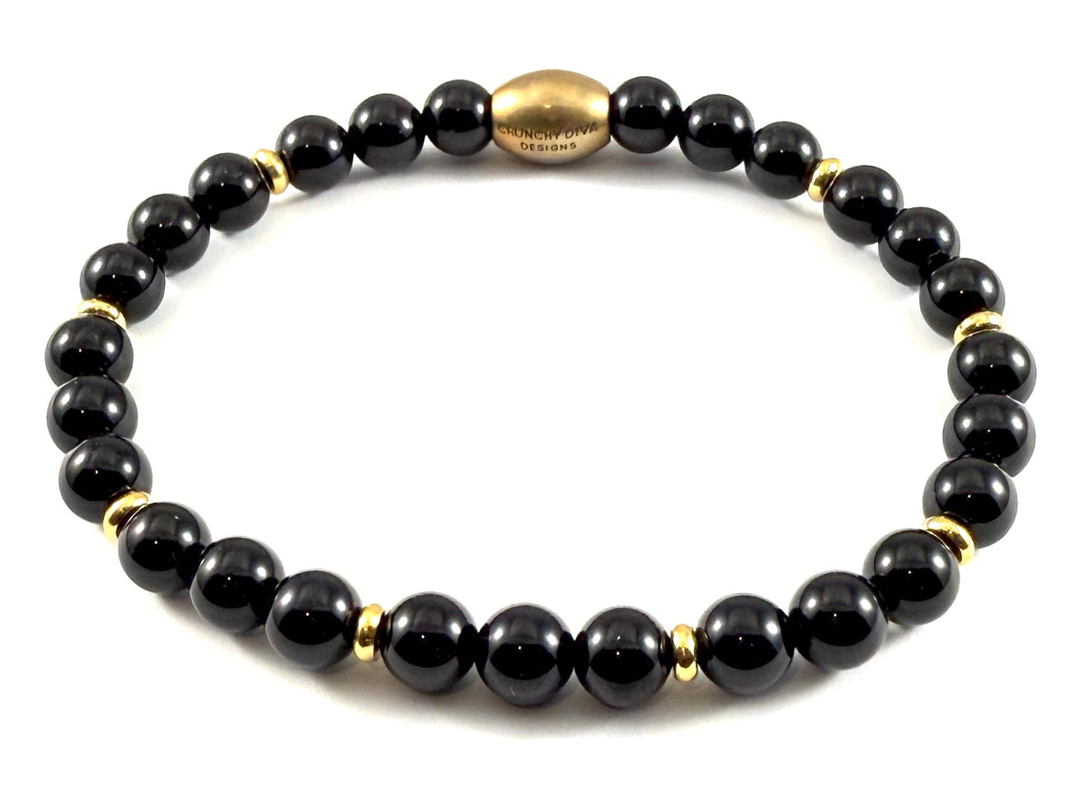 Semi-Precious Stretch Bracelet - 6mm