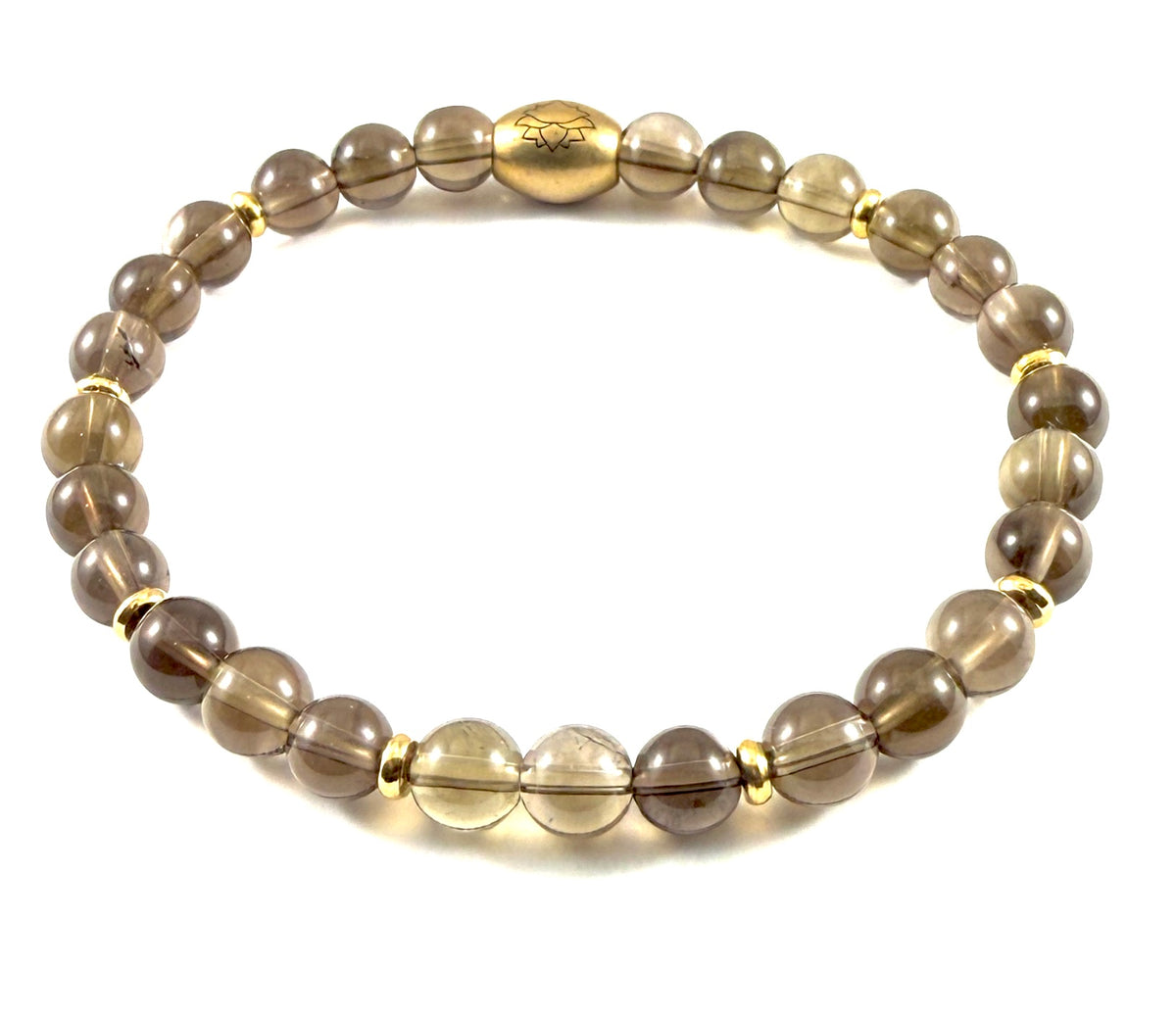 Semi-Precious Stretch Bracelet - 6mm