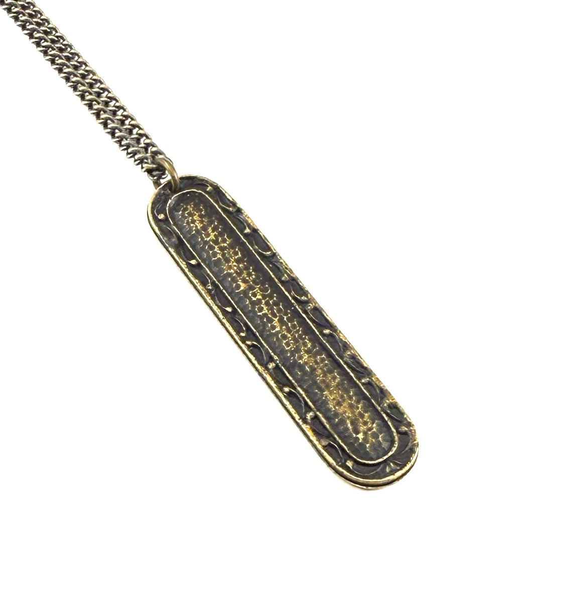 Vintage Casting Collection - Elongated Oval Necklace