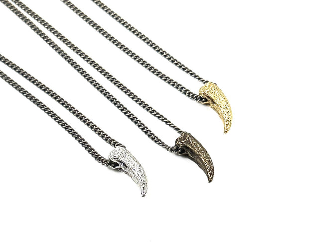 Organic Casting Collection - Fossilized Turtle Claw Necklace